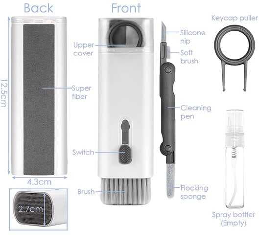 Çok Fonksiyonlu 7 Parça Airpods Klavye Ekran Kulaklık Temizleme Kiti