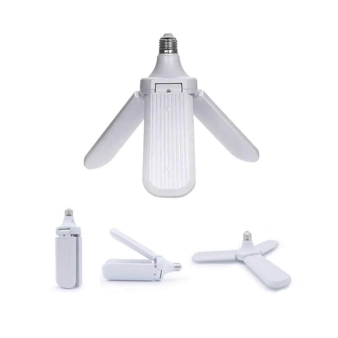 3 KOLLU PERVANE MODELİ BEYAZ LED LAMBA AMPUL 24W - E27 (5430)