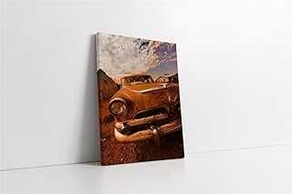 Tablosa Klasik Araba Kavas Tablo 70x100 cm KA01246