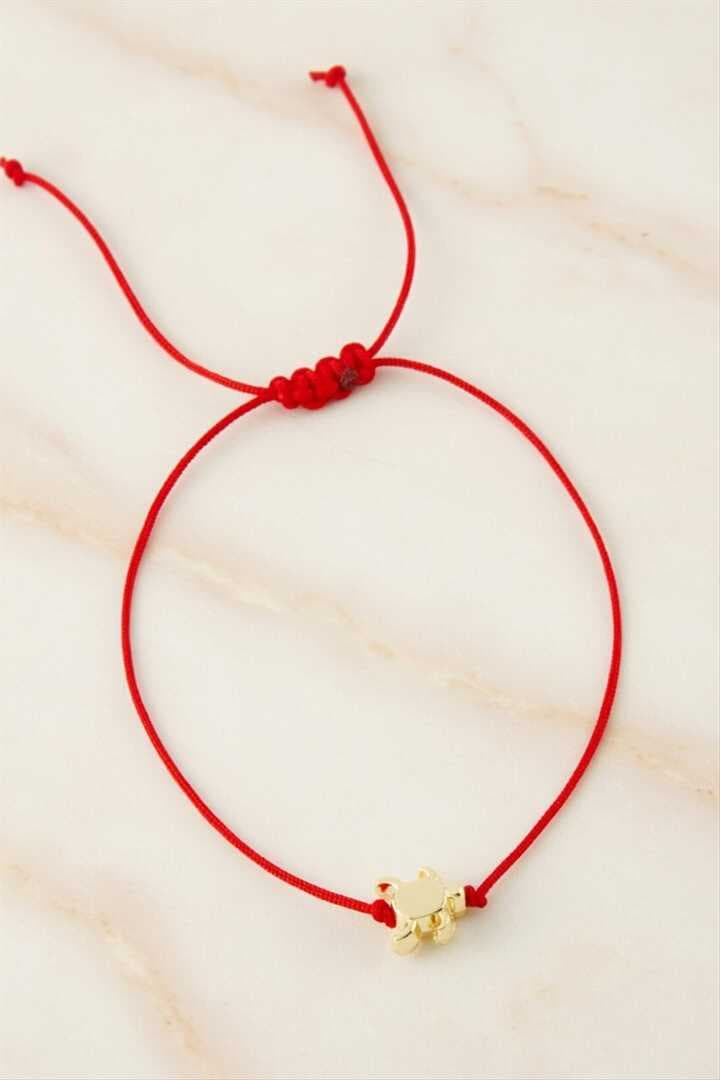 Kaplumbağa Makrome İp Bileklik