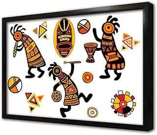 Darbuka Çerçeveli Cam Tablo 50x70 cm CA08091