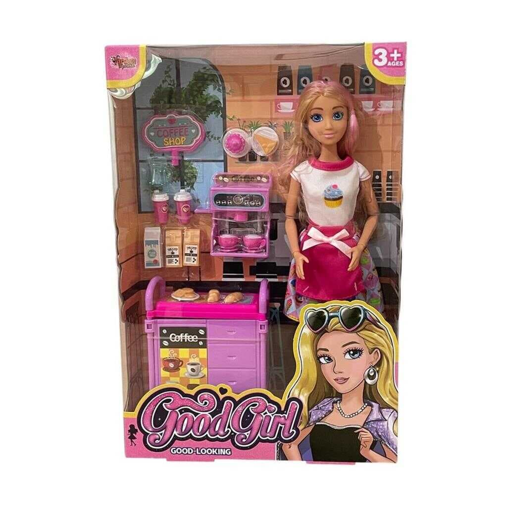 Nessiworld WG66748 Vardem Kutulu   Kafe İşleten Bebek Set 11,5 inç