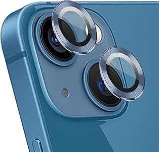 Microsoic Ekra Koruyucu Apple iPhoe 15 Plus içi Tekli Kamera Les Koruma Camı Sierra Mavisi