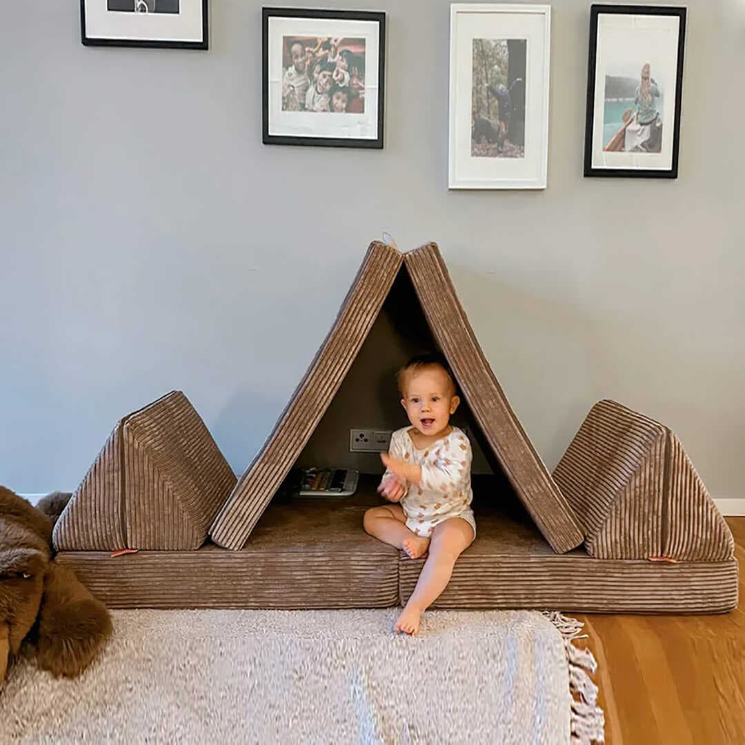 FUNZY Mini Funzy Oyun Parkuru çocuk Kanepesi seti Modüler, Yaratıcı, Yer Tasarruflu & Oeko Teks 100