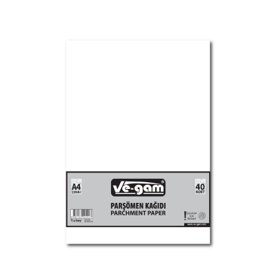 A4 40 PARÇA  ÇİZGİSİZ PARŞÖMEN KAĞIDI (5430)