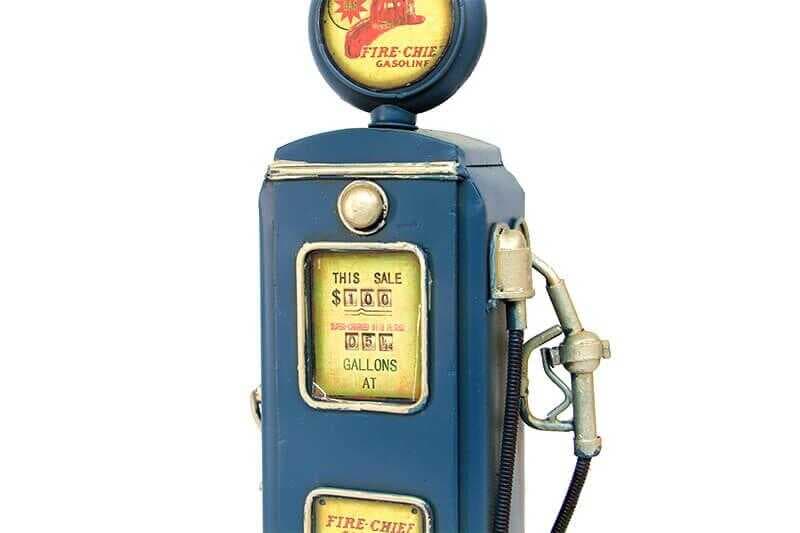 Dekoratif Metal Yakıt Pompası Biblo Kumbara Hediyelik (477477)