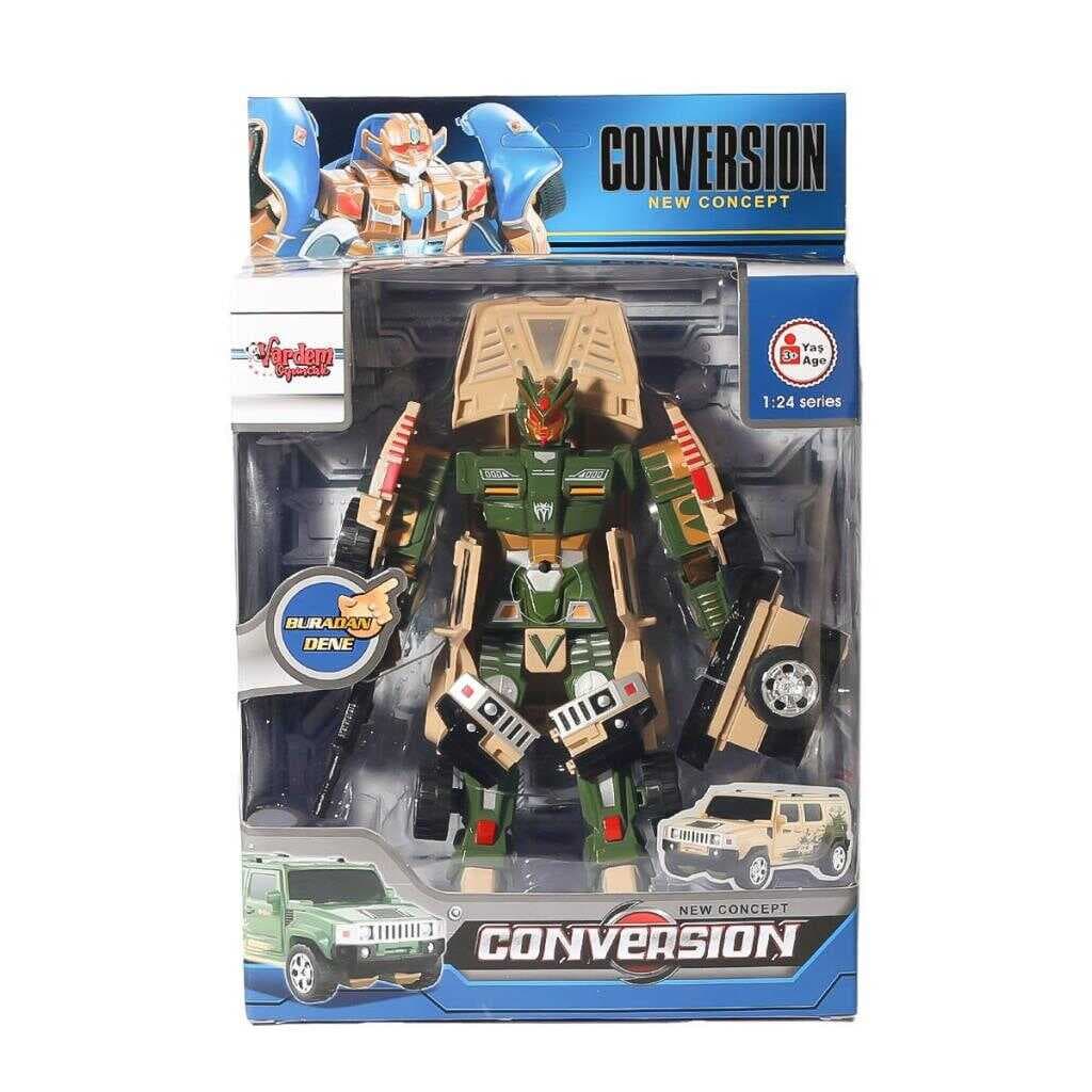 Nessiworld HW-899-1-2-5 Dönüşebilen Robot Jeep 1:24 -Vardem