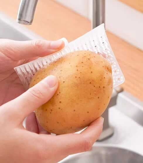 Çok Amaçlı Sebze ve Meyve Temizleme Patates Soyma Fırçası (5430)