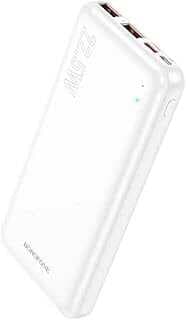 Coverzoe Borofoe 10000mAh PD20W 22.5W QC3.0 37Wh Güç Bakası Powerbak iPhoe ile Uyumlu Şarj Seviyesi Led Gösterli Kompak ve Moder Tasarım BJ38