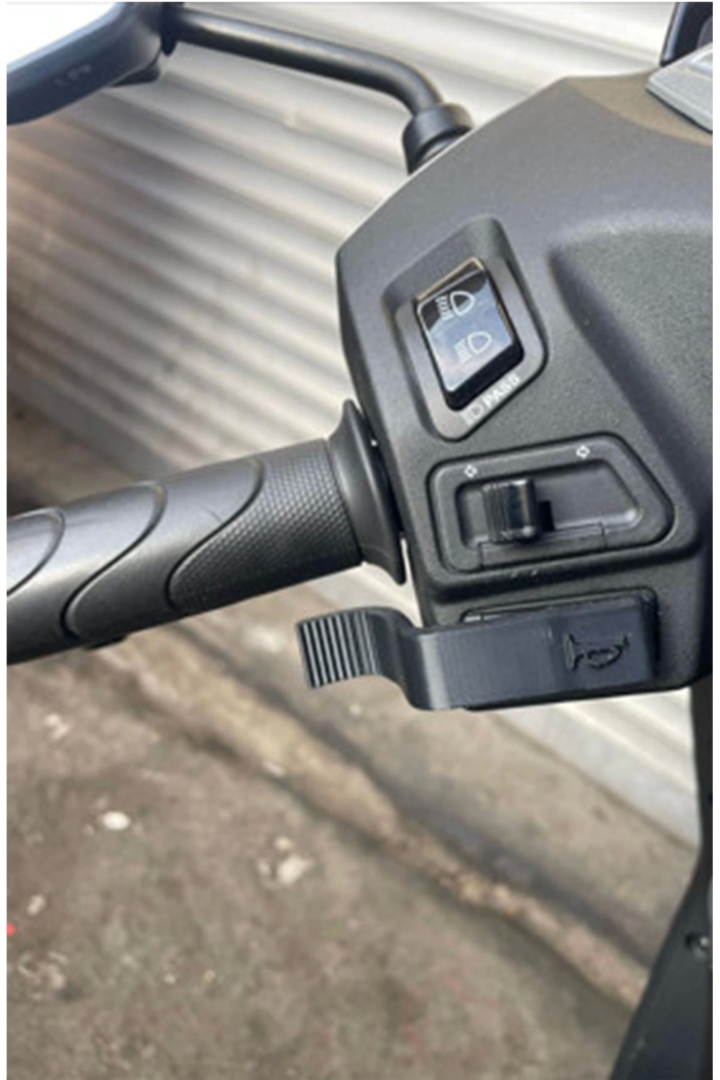 Honda Activa 125 Korna Düğmesi Uzatma Kolu - Özel 3d Tasarım