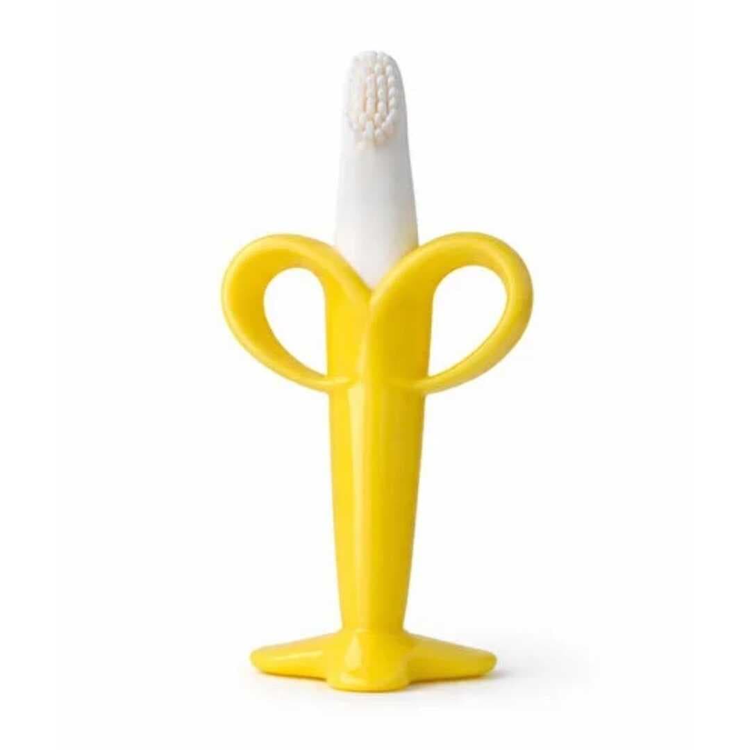 Muz Şekilli Diş Kaşıma Aparatı – Bebekler İçin Silikon Diş Kaşıyıcı, Diş Çıkarma Oyuncağı (5430)