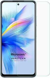 Microsoic Ifiix Hot 40i ao Glass Cam Ekra Koruyucu [Hot 40i ile Uyumlu Ekra Koruyucu - Şeffaf]