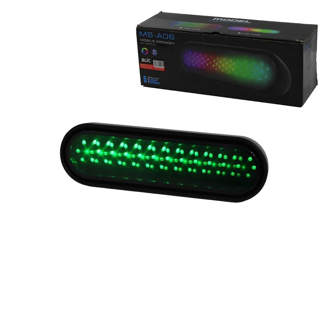 2X2 İNÇ BLUETOOTH WİRELESS RGB IŞIKLI HOPARLÖR SPEAKER TYPC-E TO USB ŞARJLI 5W (5430)