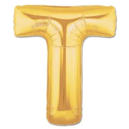 T Harf Folyo Bn Altın Renk  40 inç