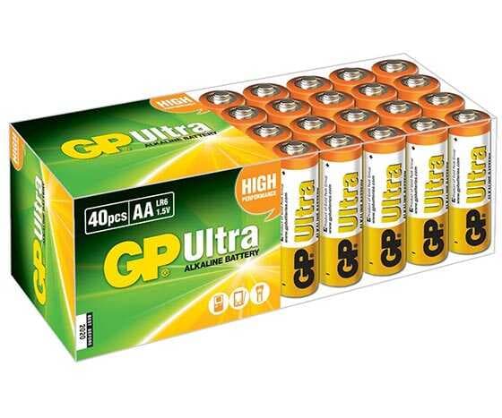 GP 15AU R6 ULTRA ALKALİN KALEM AA 40 LI PAKET FİYAT (4767)