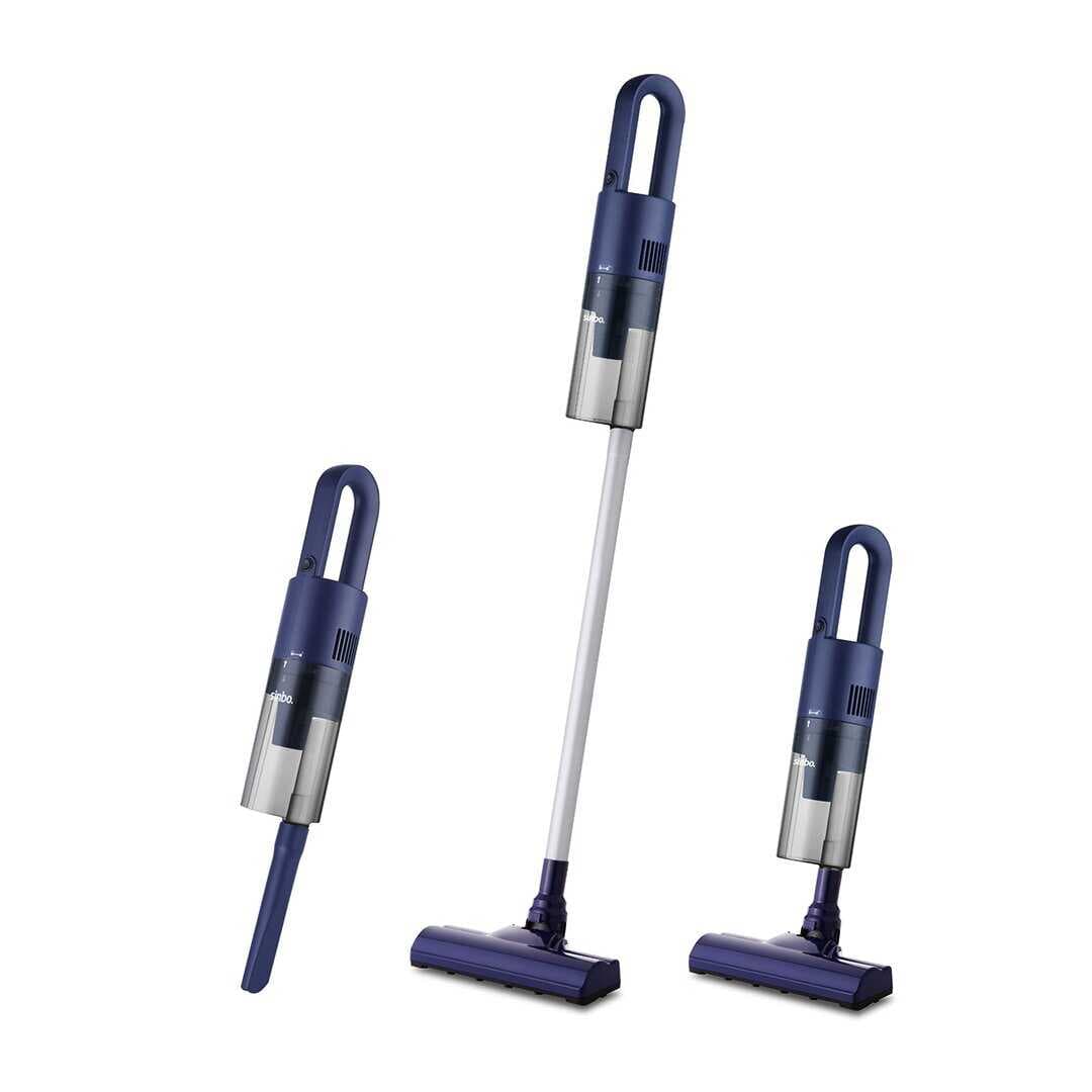 DİKEY MAVİ ELEKTRİKLİ SÜPÜRGE 500W 90° BAŞLIK - 1.5LT TOZ HAZNE - ÇİFT FİLTRE SVC-8628 (5430)