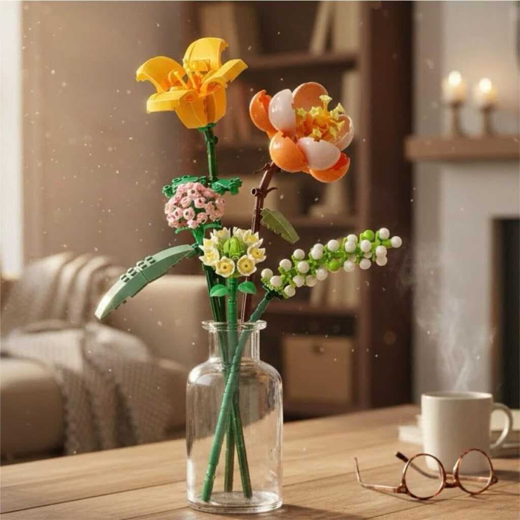 LZ1658 'Güneşli ve Enerjik Turuncu'' 456 Parça Yapım Seti