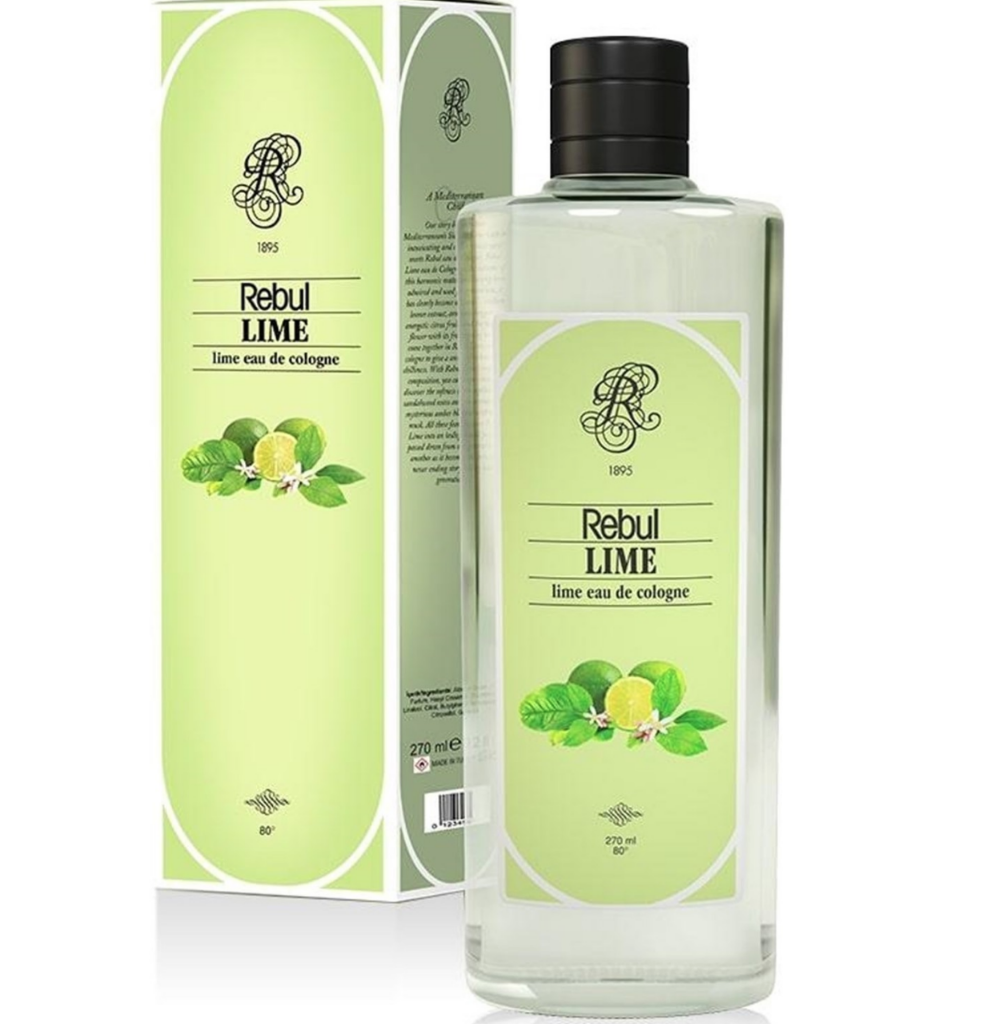 Rebul Lime - Misket Limon Kokulu Kolonya 270 Ml (Cam Şişe)