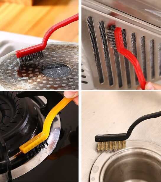 Nessiworld 3 Parça Tel Fırça Detaylı Temizlik Seti