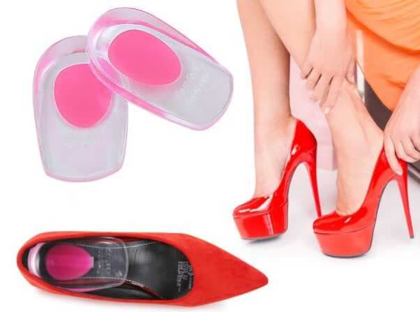 Nessiworld Topuk Silikonu Şeffaf Pembe Bayan