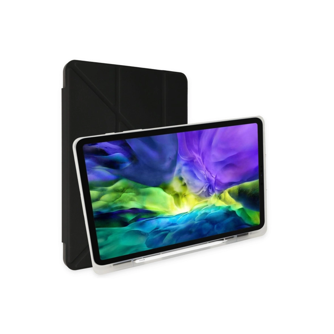 Samsung Galaxy P610 Tab S6 Lite 10.4 Kılıf Kalemlikli Mars Tablet Kılıfı - Siyah