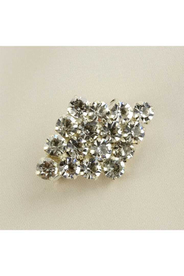 Zikzak Taşlı Broş