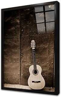 Gitar Çerçeveli Cam Tablo 60x90 cm CA08008