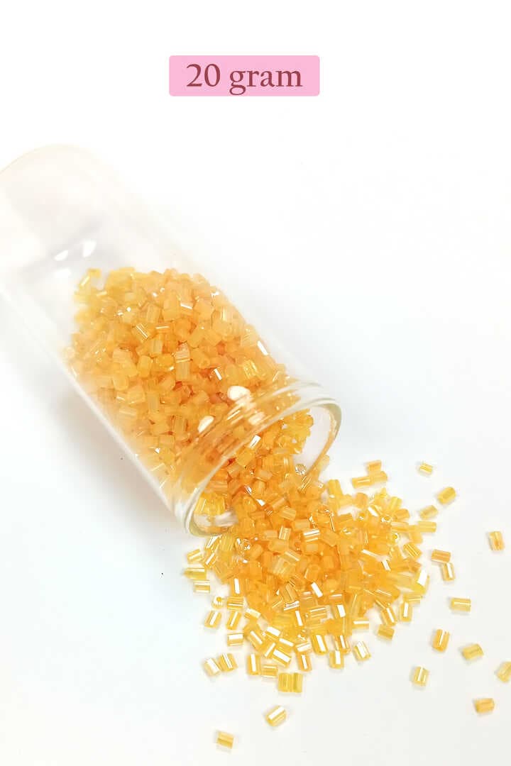 Kesme Cam Boncuk 2mm - 4 Renk - Toplam 80 Gram - BNC443