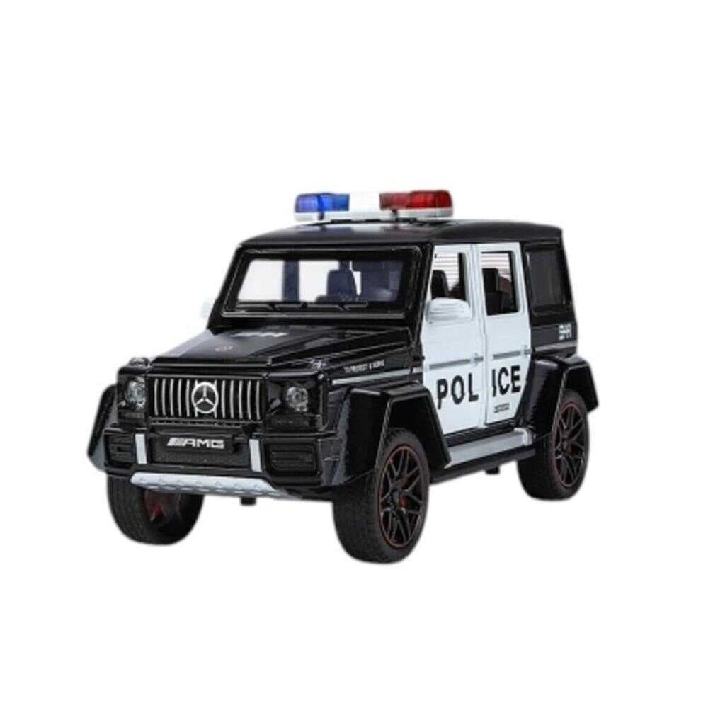 Nessiworld XHD-B2433 -Vardem  Çek Bırak Işıklı ve Sesli G Polis Metal Jeep 1:24