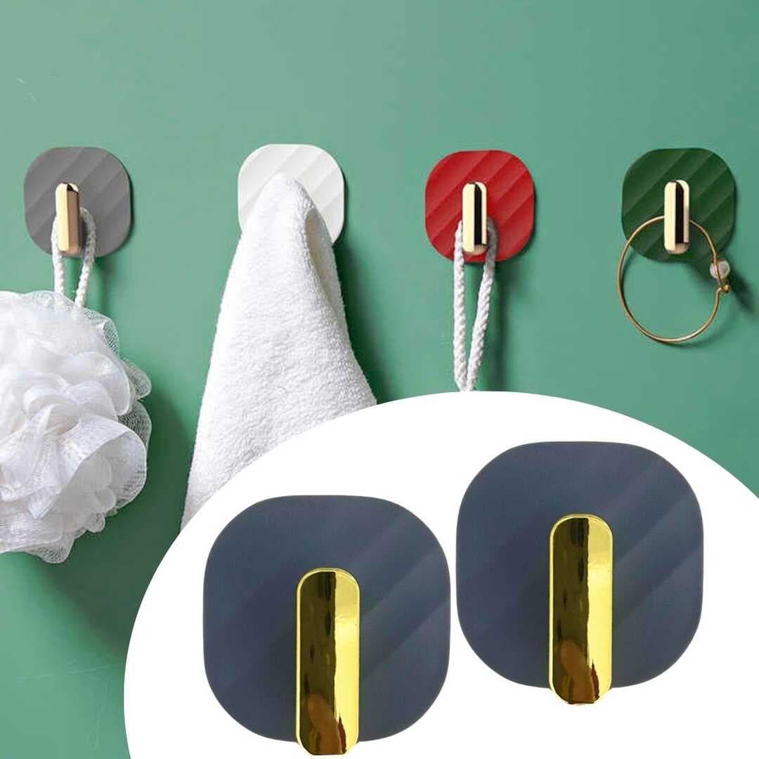 2li Yapışkanlı Retro Askılık Dolap Kapak Kulpu Gri (5430)