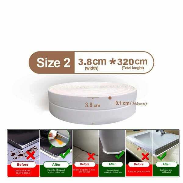 SU SIZDIRMAZ BANT BEYAZ 3.8CMX3.2MT (5430)