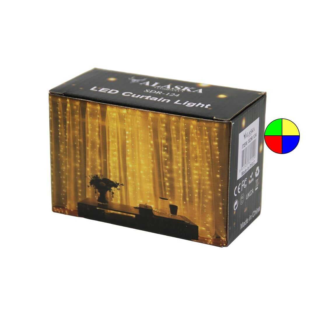 RGB 3X3MT USB - KUMANDALI TEL PERDE LED - DEKOR LAMBA (5430)