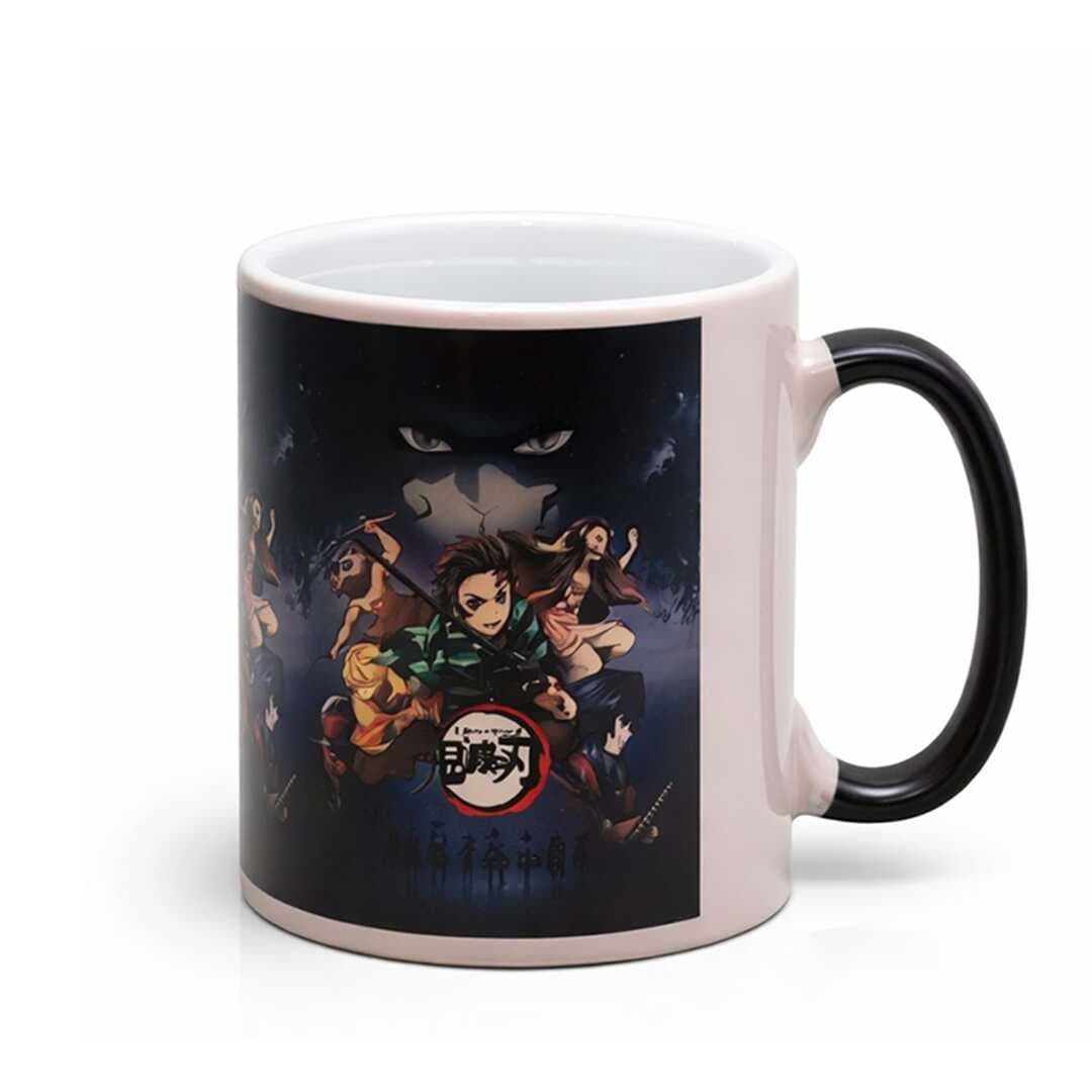 Porselen Renk Değiştiren Demon Slayer Kupa Bardak