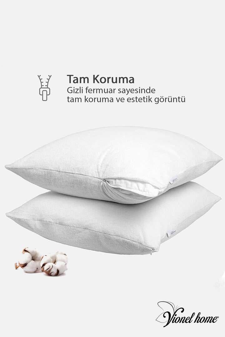 Sıvı Geçirmez Bebek Yastığı, Antialerjik, %100 Pamuklu, Boncuk Silikon, 250gr