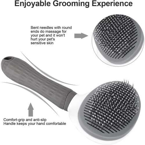 Tüy Toplayıcı Kendi Kendini Temizleyen Evcil Hayvan Tarağı