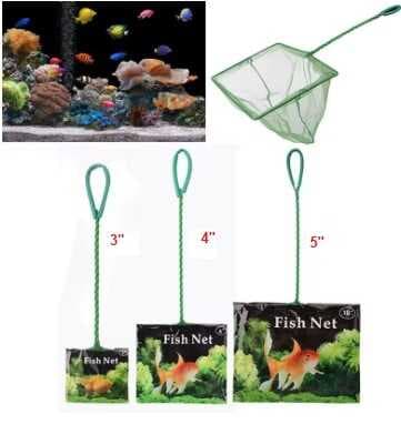 Akvaryum Balık Yakalama Kepçesi 3 inç 7 cm