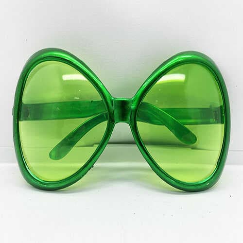 Yeşil Renk Yeşilçam Nostalji 80li Yıllar 90lı Yıllar Parti Gözlüğü  7x16 cm