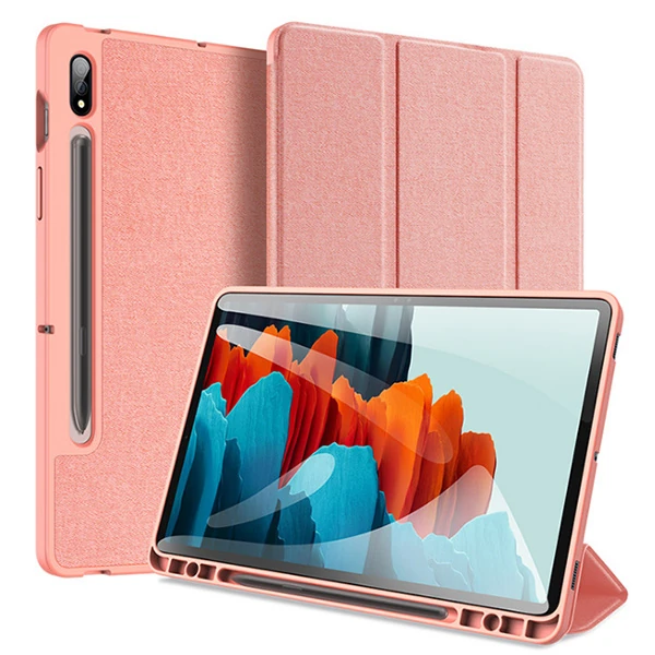 Dux Ducis SM Galaxy Tab S8 (X700/X706) S7 (T870/T875/T876B) Kılıf Kalem Yerli Mıknatıslı Domo Series-(5775)