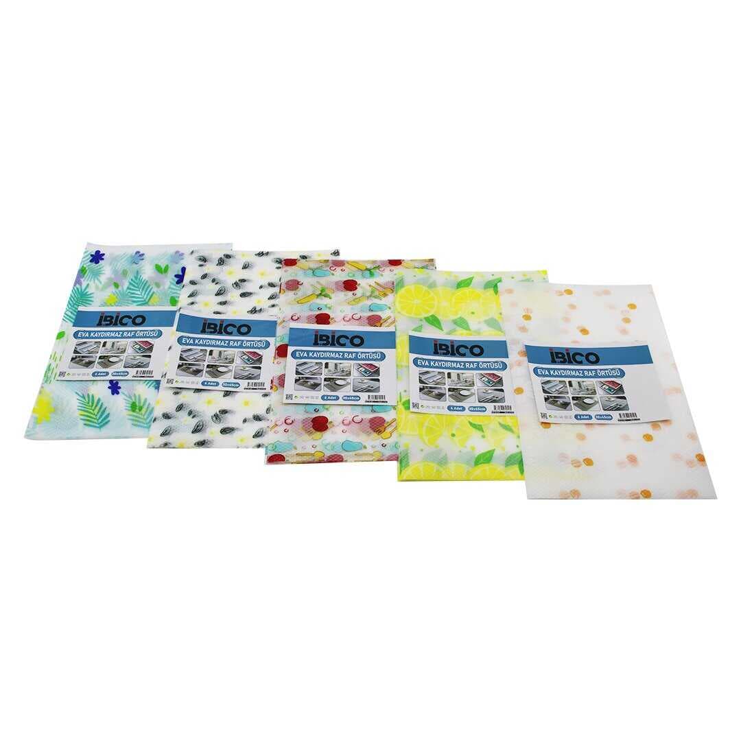 6 PCS   30X45CM   EVA - KAYMAZ  DOLAP VE ÇEKMECE İÇİ RAF ÖRTÜSÜ (5430)