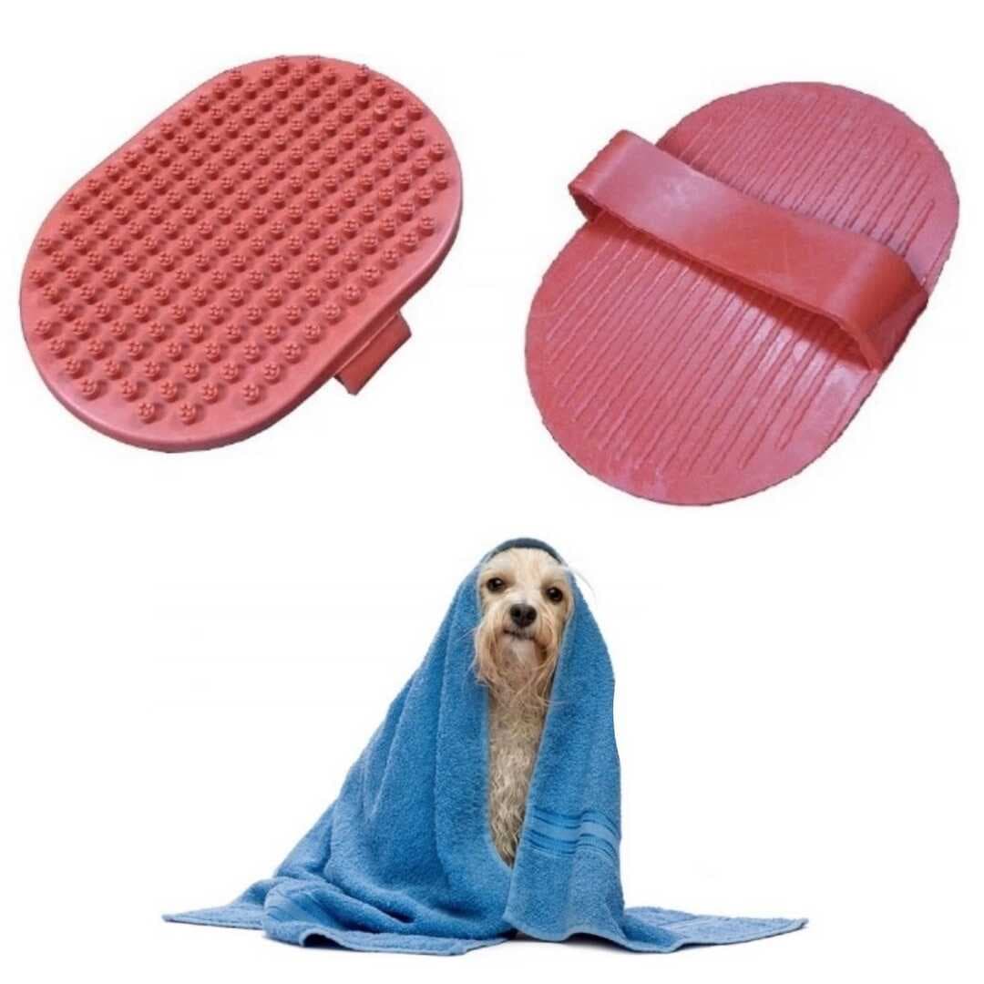 Ergonomik Masajlı Evcil Hayvan Kedi Köpek Yıkama Fırçası Aparatı (5430)