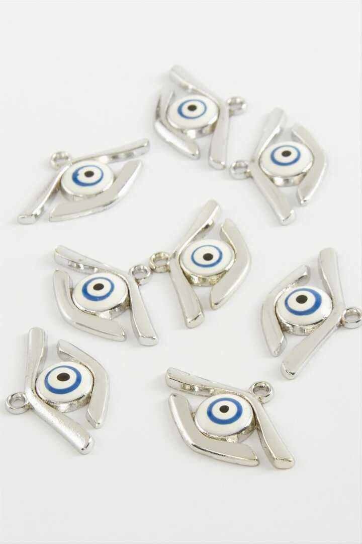 Göz Tek Kulplu Mineli Bileklik ve Kolye Ucu Aparatı 1 Adet