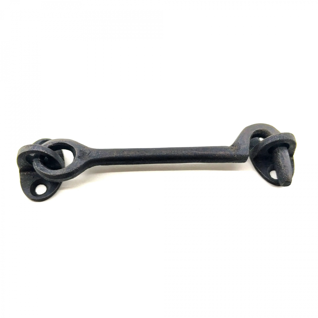 Antika Tarz Dekoratif Pirinç  Çengeli - 13cm, Oksit