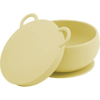 Oioi Silikon Kapaklı Kase Sarı