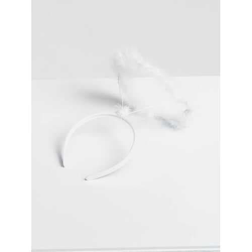 Beyaz Otrişli Tüylü Esnek Yapı Melek Haresi Melek Tacı