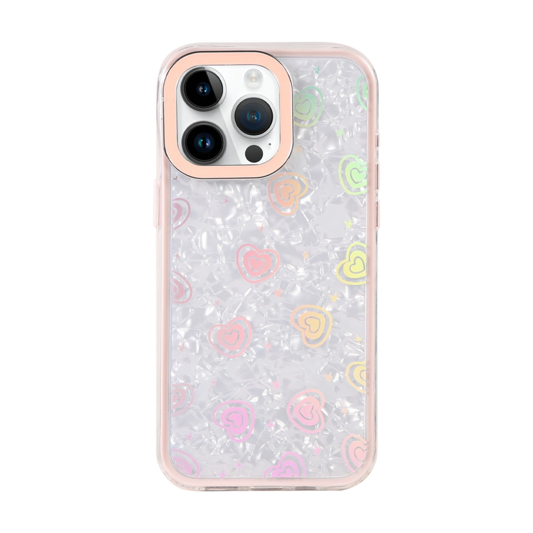 Apple İphone 14 Lumi Desenli Kapak - Pembe