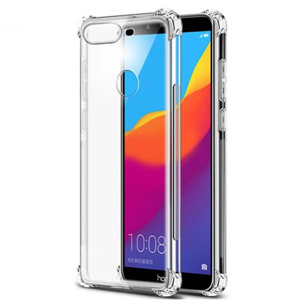 Huawei Y6 2018 Anti-Drop Darbe Emici Silikon Kılıf-(5775)