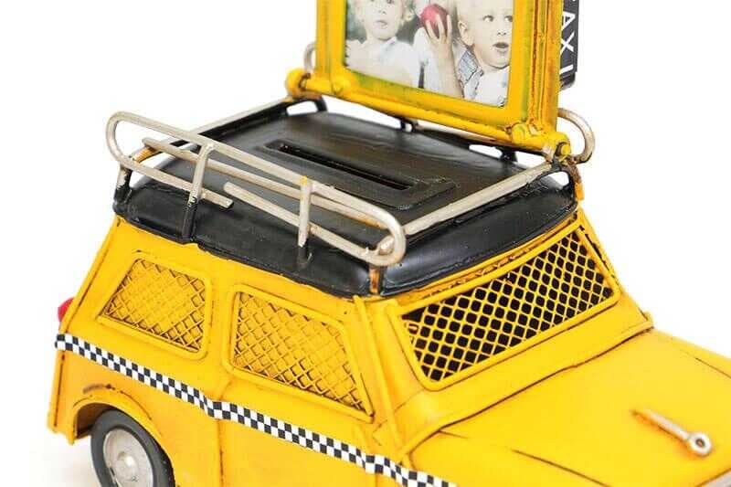 Dekoratif Metal Araba Çerçeveli ve Kumbaralı (477477)