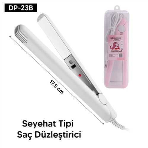 DEMPOWER SEYAHAT TİPİ SAÇ DÜZLEŞTİRİCİ