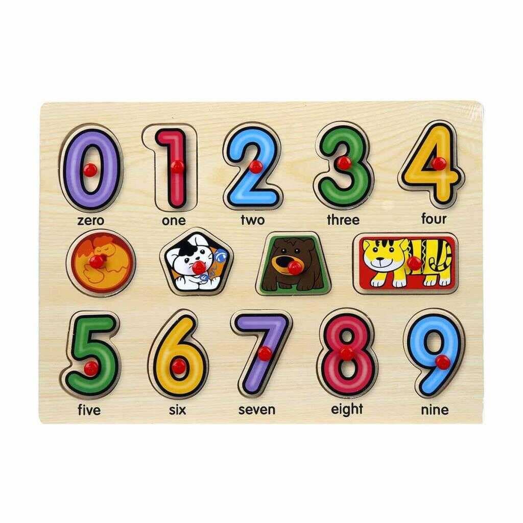 Nessiworld 130444 Ahşap Raptiyeli Puzzle Saat