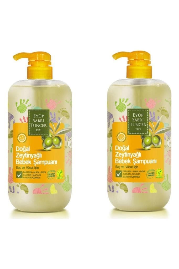 Eyüp Sabri Tuncer Doğal Zeytinyağlı Bebek Şampuanı 600 Ml x 2 Adet